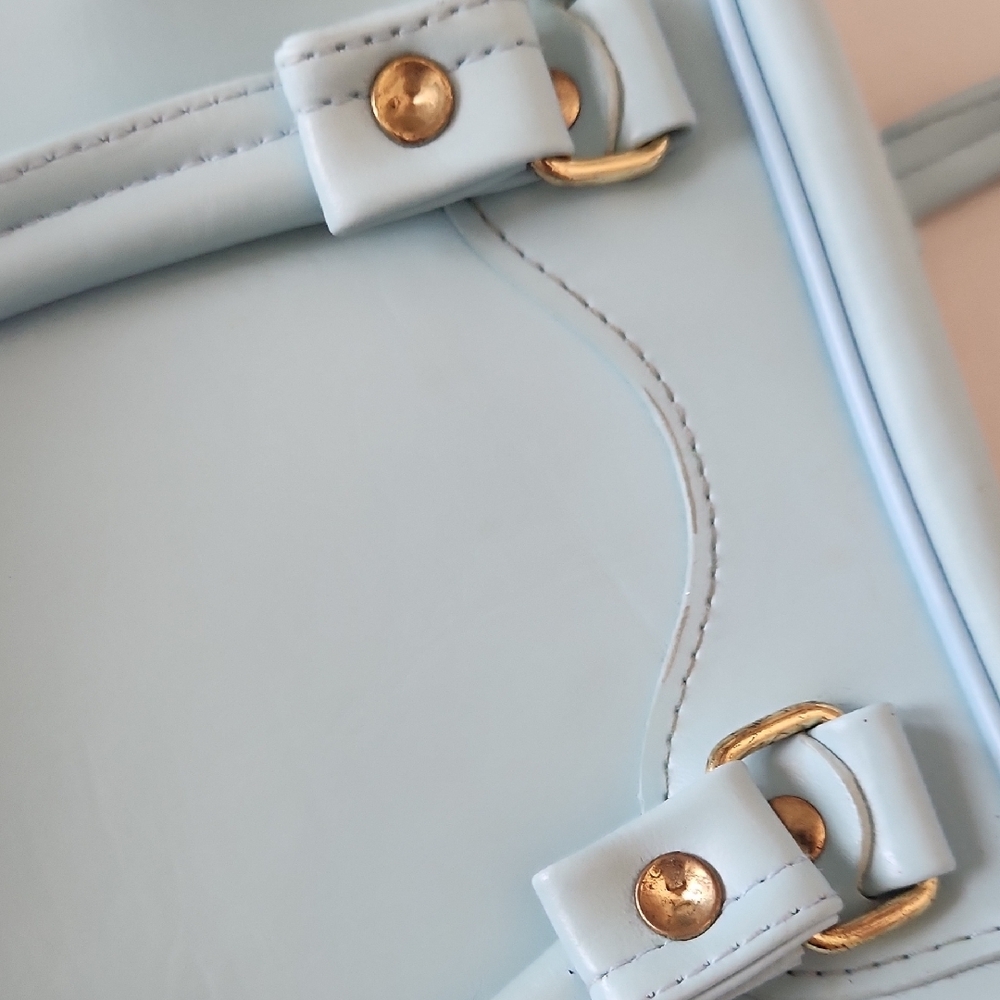STARTER Light Blue and White Satchel - Picture 7 of 10